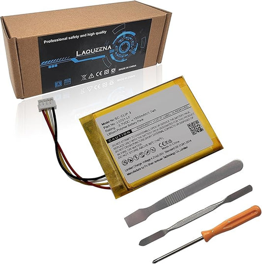 L0721-LF 1000mAh Battery Compatible with Clip 3 / Clip 3AN / Clip 3SAND Waterproof Bluetooth Speaker with Tools Battery Part NO Clip3 Clip3AN Clip3SAND
