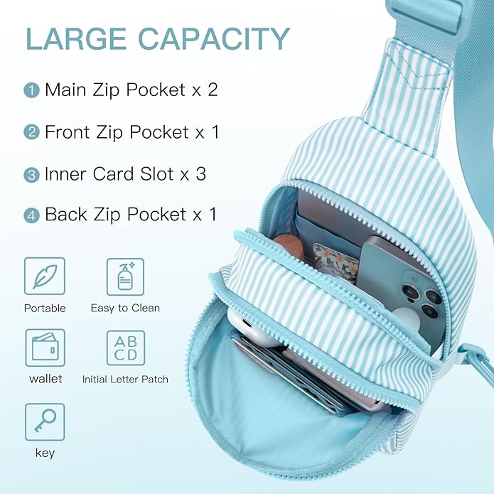 Gifts for 8 9 10 11 12 Year Old Girls Sling Bag Crossbody Bags Fanny Pack for Teen Girls Personalized Gifts for Women