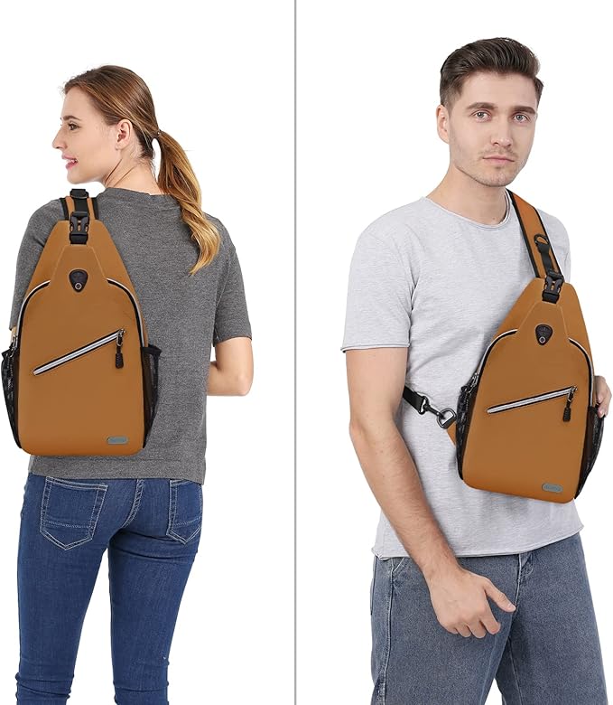 MOSISO Sling Backpack, Multipurpose Crossbody Shoulder Bag Travel Hiking Daypack