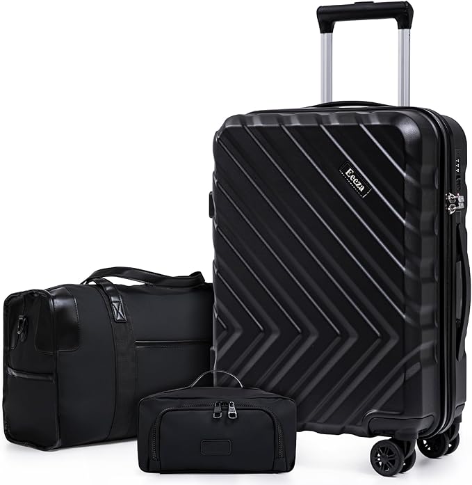 Luggage Sets 3 Piece,Suitcases with Wheels,Carry On Luggage Set 22x14x9 Airline Approved,Hardshell Luggage Sets With TSA Lock,20 Inch Carry On Suitcase