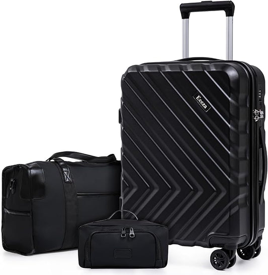 Luggage Sets 3 Piece,Suitcases with Wheels,Carry On Luggage Set 22x14x9 Airline Approved,Hardshell Luggage Sets With TSA Lock,20 Inch Carry On Suitcase