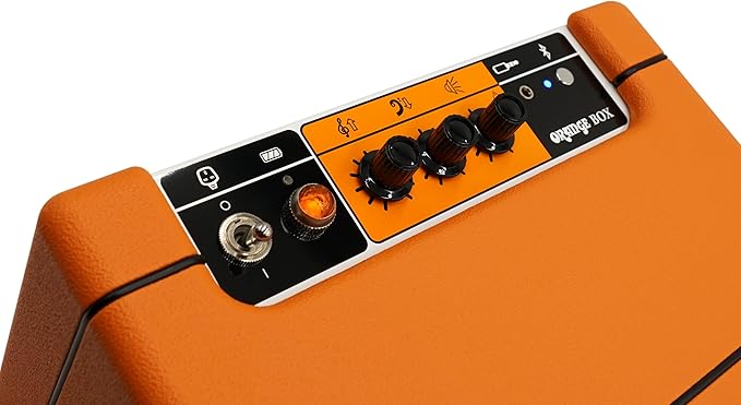 Orange Box - Portable Bluetooth Speaker Delivering Studio Audio Sound, 15M Range, 50W RMS Power, Long Battery Life, iOS & Android Connectivity - Great for Picnics, Festivals, BBQs and Holidays