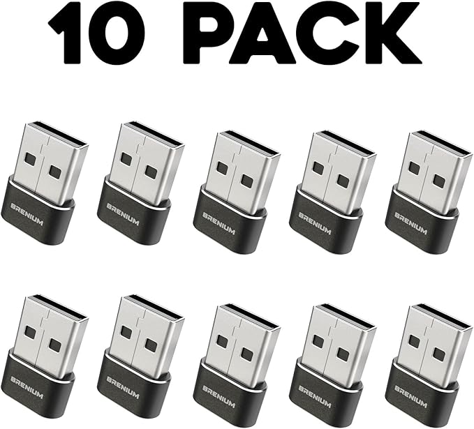 USB to USB C Adapter - iPhone 15, 16 Charging and Data Converter Type C Female to Type A Male, Compatible with Samsung Galaxy, iPad, Apple Watch