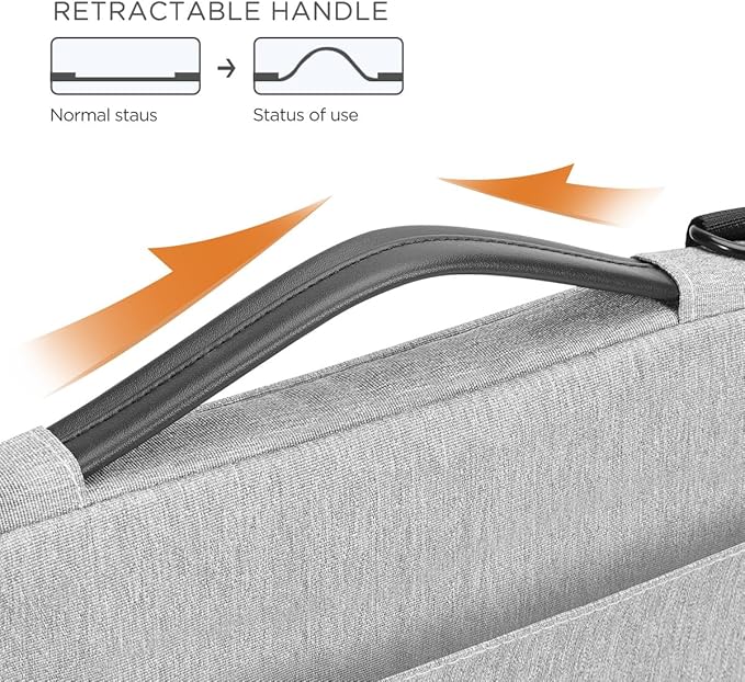 NIDOO Laptop Sleeve 17.3 inch Computer Carrying Case Handle for 17.3" Lenovo Legion 5 / 5i / IdeaPad L340 / 17.3" HP ENVY Laptop 17t-cw000 / Gaming Pavilion 17 / Acer Chromebook 317 / Asus ZenBook