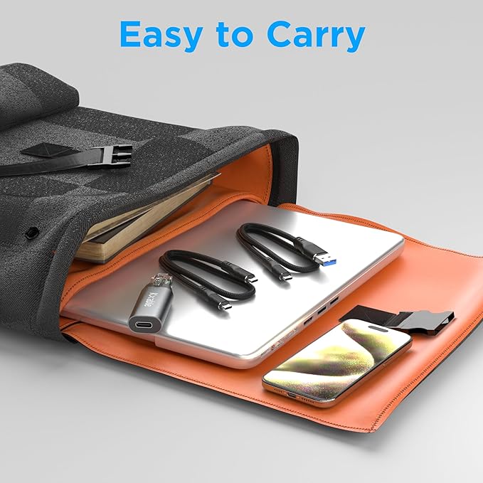 USB C to Ethernet Adapter, Type-C Female to RJ45 Male Adapter, 1Gbps Network Portable Converter, Compatible with MacBook Pro, iPad Pro, Dell XPS