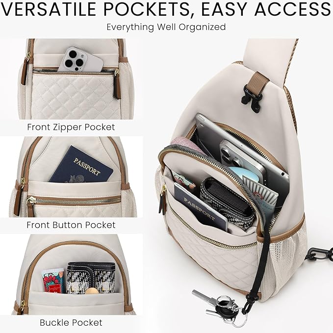 Small Crossbody Purses Bags for Women Men Travel, Chest Sling Bag Women Casual Cross Body Bag for Woman Sling Backpack