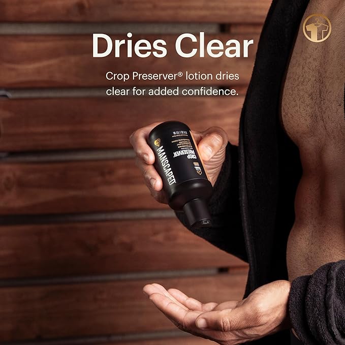 MANSCAPED® The Crop Preserver®, Men's Ball Deodorant, Male Care Hygiene Moisturizer, Anti-Chafing Groin Protection with Cooling Aloe Vera, Refined® Scent, 4oz