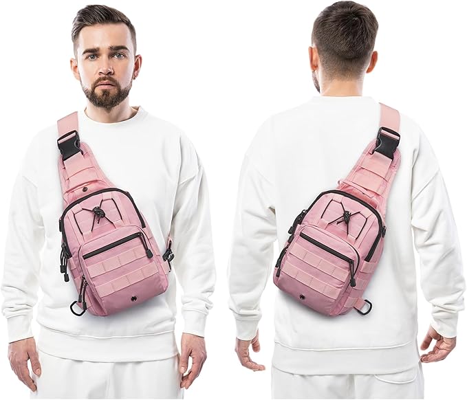 G4Free Outdoor Tactical Bag Backpack, Military Sport Bag Pack Sling Shoulder Backpack Tactical Bag for Every Day Carry