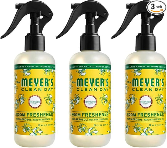 MRS. MEYER'S CLEAN DAY Room Freshener - Honeysuckle (8 Fl Oz (Pack of 3))