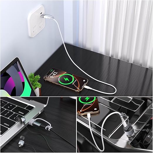 USB to USB C Adapter for iPhone 16 Charger 5Pack,USBC Female to A Male OTG Type C Converter for Apple Watch Ultra iWatch 7 8 9 10,iPhone 15 14 13 Plus Pro Max,AirPods,iPad,Car,Samsung S24