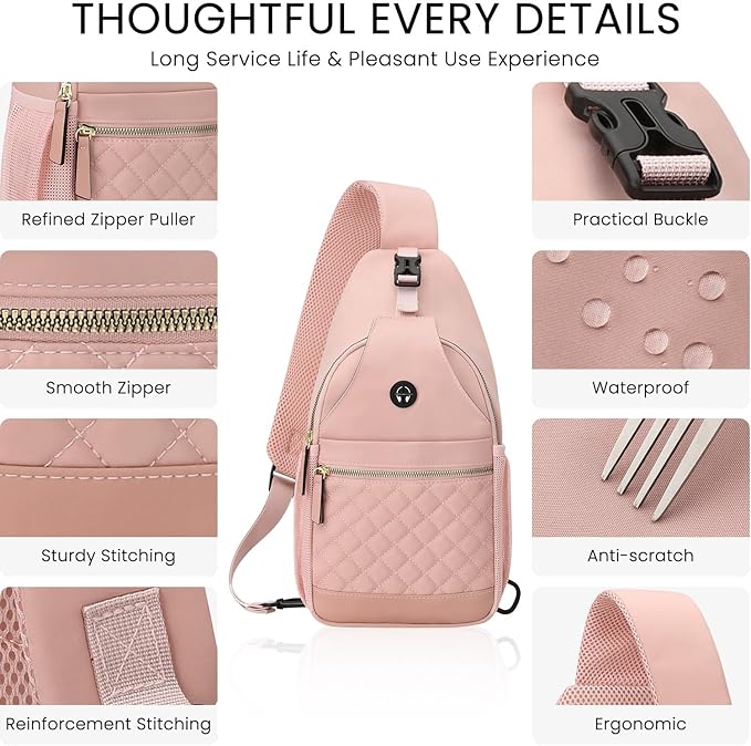 Small Crossbody Purses Bags for Women Men Travel, Chest Sling Bag Women Casual Cross Body Bag for Woman Sling Backpack