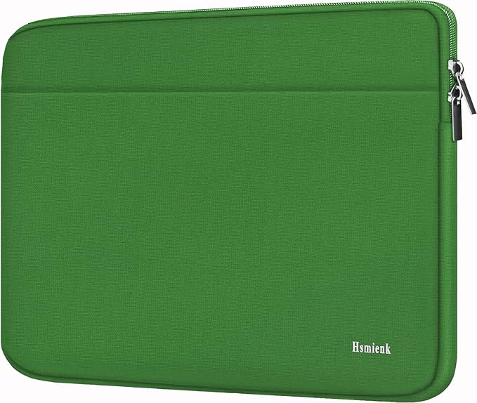 Laptop Sleeve 15.6 inch, Laptop Case Shockproof Protective Notebook Bag with Accessory Pocket, Briefcase Carrying Computer Sleeve for 15.6" HP, ASUS, Dell, Lenovo, Acer -Green