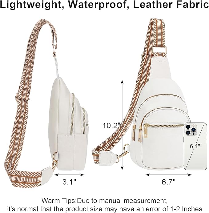 Small Leather Sling Bags for Women Fashion Crossbody Backpack Purse Sling Crossbody Bags