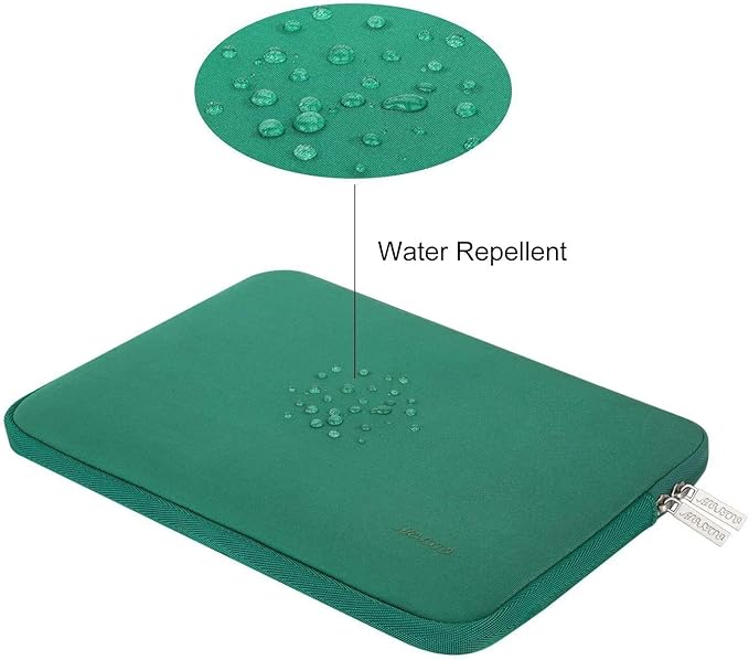 MOSISO Laptop Case 16 inch, 15-15.6 inch Laptop Sleeve Bag Compatible with MacBook Pro 16 inch, HP, Acer, Dell, Lenovo, ASUS Notebook, Neoprene Computer Sleeve Bag with Small Case, Peacock Green