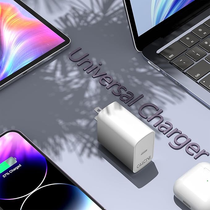 USB C Charger, 65W Type C Fast Charger for MacBook Pro, Galaxy, Dell, iPhone 15, iPad Pro, and More