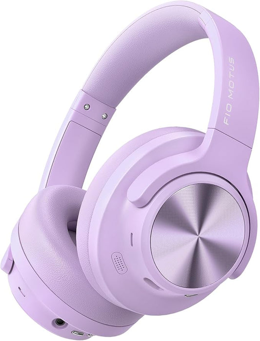 Noise Cancelling Headphones: Wireless Over Ear Bluetooth Headphones with 130H Playtime - Hi-Res Sound Custom EQ via App Deep Bass Comfort Fit Ear Cups for Travel Home Office