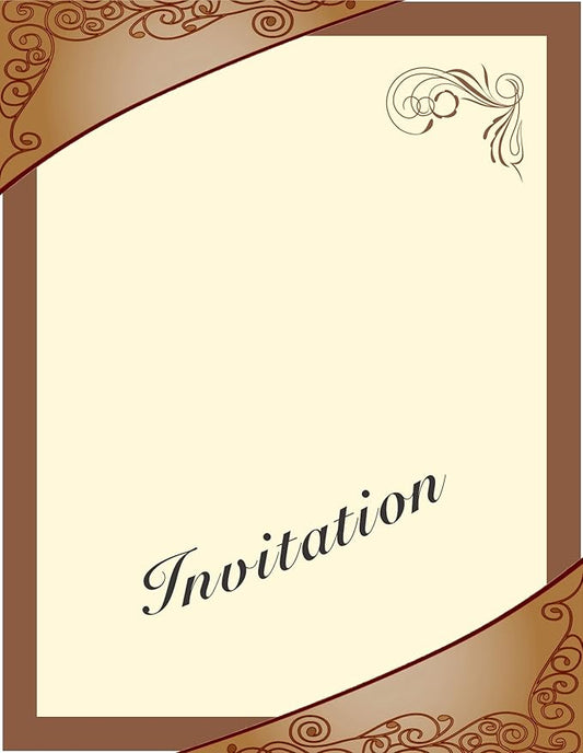 200 Natural Smooth Card Stock Sheets Paper - 4" X 9" (4X9 Inches) #10 Envelope Insert Size - 80# (80 lb/Pound) Cover Weight - Quality Paper - Smooth Finish