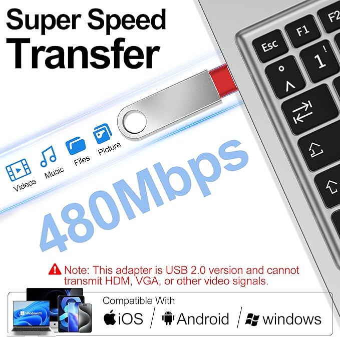 𝟒𝐏𝐚𝐜𝐤 𝐔𝐩𝐠𝐫𝐚𝐝𝐞𝐝 USB to USB C Adapter,Type-C Female to A Male Car Charger OTG Converter for Apple Watch Ultra 8 9 10,iPhone 16 15 14 13 Pro Max,Samsung S24,Nintendo Switch,AirPods,iPad,Car