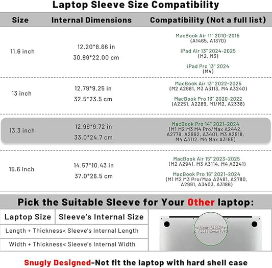 Allinside 13-13.3 inch Laptop Sleeve Case for MacBook Pro 14 2021-2024/MacBook Air 13 2010-2017/MacBook Pro 13 2010-2015, Waterproof PU Leather Laptop Sleeve Bag Protective Vertical Case Cover, Gray