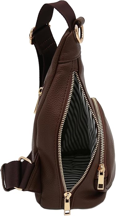 FashionPuzzle Compact Triangle Sling Bag