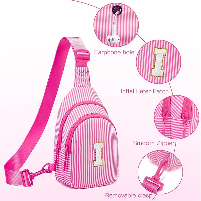 Gifts for 8 9 10 11 12 Year Old Girls Sling Bag Crossbody Bags Fanny Pack for Teen Girls Personalized Gifts for Women