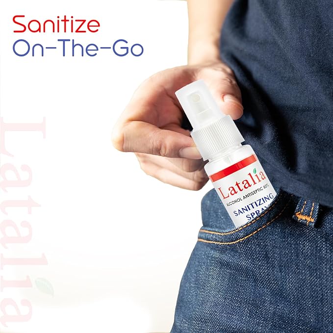 Hand Sanitizer Spray - Pack of 96 Unscented Spray Hand Sanitizer for Hands (1.85 fl. oz & 55ml)