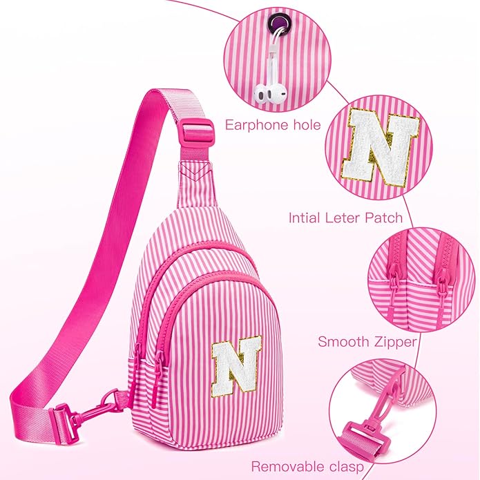 Gifts for 8 9 10 11 12 Year Old Girls Sling Bag Crossbody Bags Fanny Pack for Teen Girls Personalized Gifts for Women