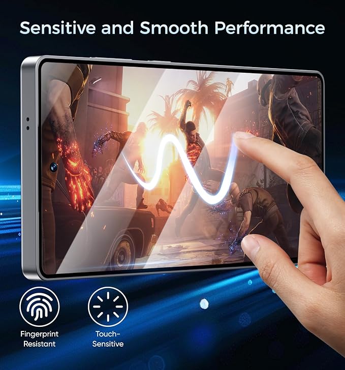 MAGIC JOHN 2 Pack for Samsung Galaxy S25 Ultra Screen Protector, with Shatterproof Tempered Film, Auto Dust-Elimination, Bubble Free & HD Clear, Easy Installation for Samsung Galaxy S25 Ultra