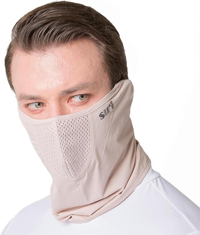 KOREA (Type A) UV Sun Protection Balaclava Half Face Mask - For Golf, Hiking, Running, Cycling & Outdoor Sports
