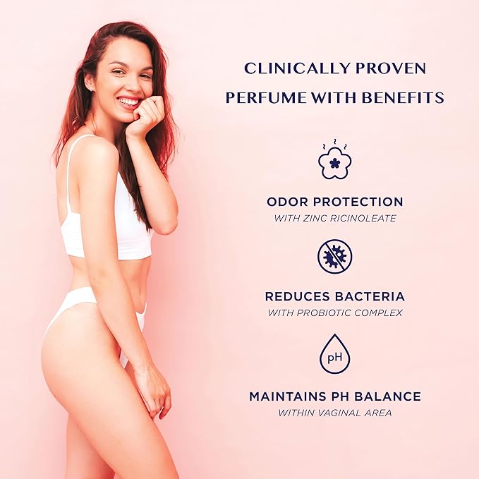 My Best Self Deodorizing Perfume Oil for Women - Dermatologist Approved- Intimate Fragrance- Hypoallergenic, Long Lasting, Alcohol & Paraben-Free, Odor Control, Fragrance Oil for Feminine Area