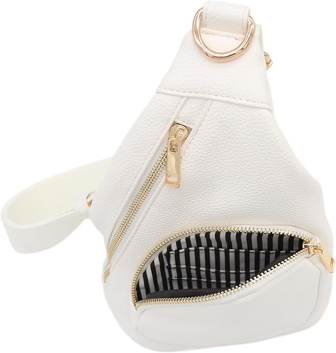 FashionPuzzle Compact Triangle Sling Bag