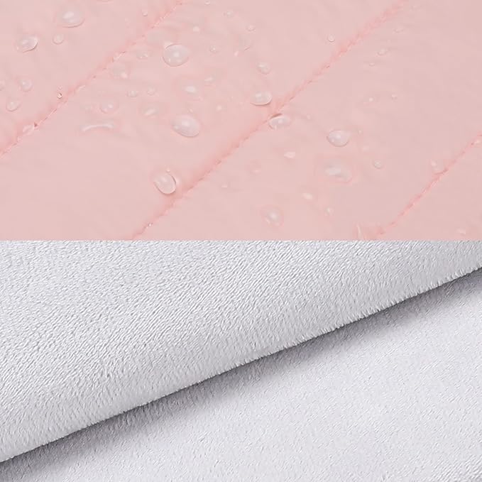 MOSISO 17-17.3 inch Laptop Case, 17.3 inch Puffy Laptop Sleeve Compatible with Dell XPS/HP Pavilion/Ideapad/Acer/Alienware/HP Omen Notebook Computer, Polyester Horizontal Bag with Small Case, Pink