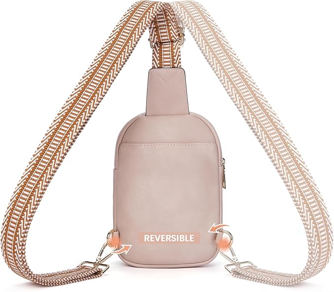 BOSTANTEN Small Sling Bag Crossbody Bags for Women Trendy Crossbody Purse Leather Chest Bag