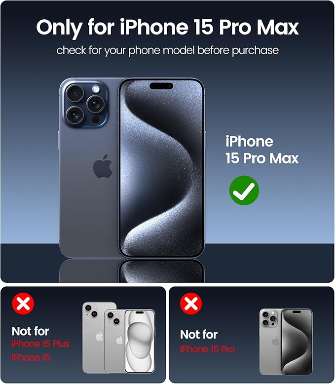 iGluz 4 Pack for iPhone 15 Pro Max Screen Protector with 2-Pack Camera Lens Protector[99.99%HD Clear][9H Tempered Glass][Bubble Free][Easy Installation][Smooth Touch][Anti-fingerprint],4+2 Protection