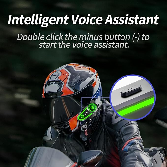 Motorcycle Helmet Speakers Helmet Bluetooth Headset Headphone Automatic Answer Music Control,120 Hours Playing time High Sound Quality System Ultra Thin Cycling/Skiing/Riding 1200 mAh Battery