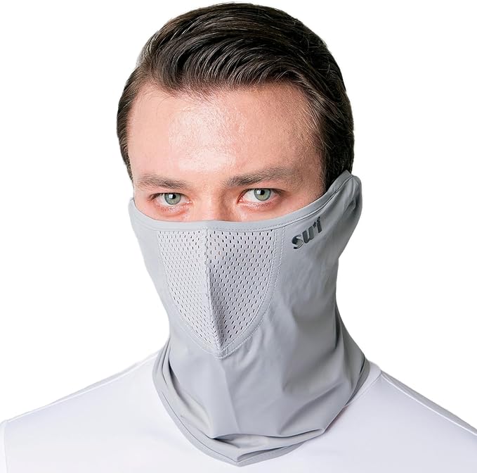 KOREA (Type A) UV Sun Protection Balaclava Half Face Mask - For Golf, Hiking, Running, Cycling & Outdoor Sports