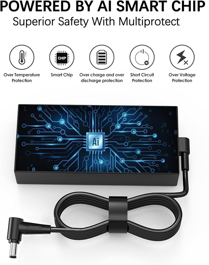 120W AC Charger Fit for Asus Zenbook Flip 15 Q546FDX Q546FD Q546F Q546 Q547FD Q547F Q547 Q535UD Q535U Q535 Laptop Power Supply Adapter