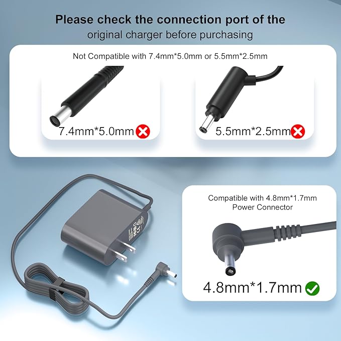 30.45V Vacuum Charger for Dyson V10 V11 V12 V15 SV12 SV14 SV16 SV20 SV22 Absolute Animal Motorhead Cordless Cleaner Adapter Power Supply