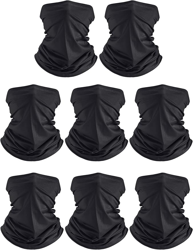 Geyoga Winter Face Mask for Men UV Protection Mask Sunscreen Breathable Windproof Neck Gaiters Scarf Fishing Cycling Running