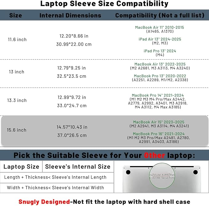 Allinside 15-16 inch Laptop Sleeve Case Compatible with MacBook Air 15 2023-2025/MacBook Pro 16 2021-2024, Waterproof PU Leather Laptop Sleeve Bag Protective Vertical Case Cover, Blue