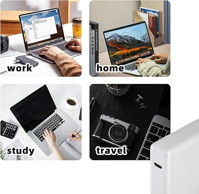 87W Power Adapter for MacBook Air After 2018, Compatible with 13/14/15 Inch After 2016, USB C to USB-C Power Cord Supply