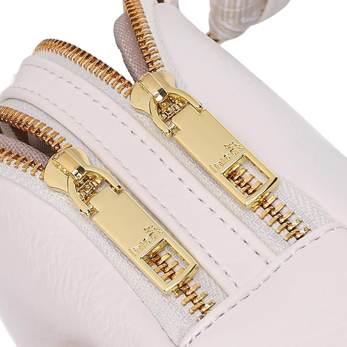 INICAT RFID Blocking Sling Bag Leather Crossbody Bags for Women Fanny Pack Cross Body for Woman Chest Bag for Travel 1.9L