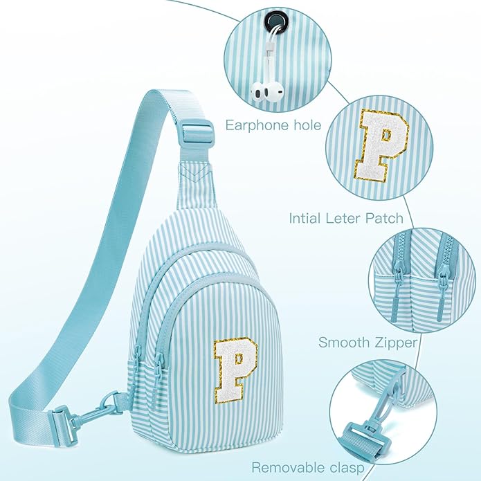 Gifts for 8 9 10 11 12 Year Old Girls Sling Bag Crossbody Bags Fanny Pack for Teen Girls Personalized Gifts for Women