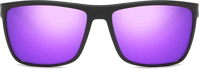 ZENOTTIC Polarized Sunglasses for Men Lightweight TR90 Frame UV400 Protection Square Sun Glasses