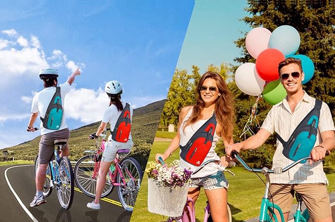 Y&R Direct 14 Colors Lightweight Sling Backpack Sling Bag Travel Hiking Small Backpack for Women Men Gifts