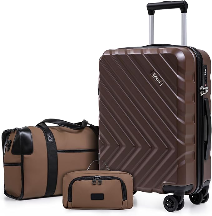 Luggage Sets 3 Piece,Suitcases with Wheels,Carry On Luggage Set 22x14x9 Airline Approved,Hardshell Luggage Sets With TSA Lock,20 Inch Carry On Suitcase