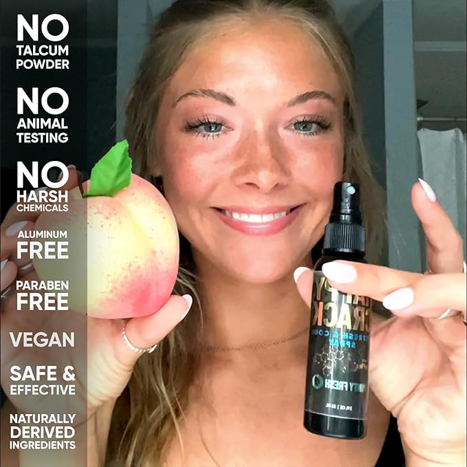 Derm Dude Happy Crack Refresh & Cool Butt Spray | Minty Fresh Scent | Deodorant & Odor Eliminator with Soothing Witch Hazel & All-Natural DeoPlex for Odor Control | 2 oz (1 Pack)