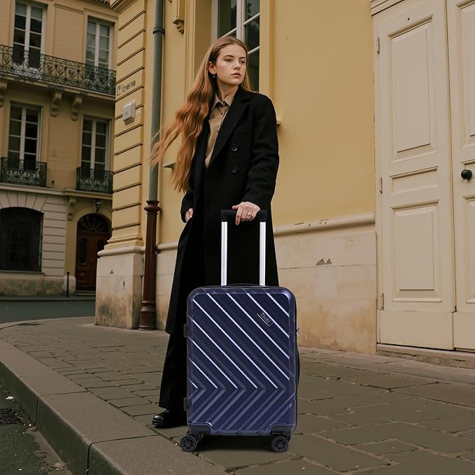 Luggage Sets 3 Piece,Suitcases with Wheels,Carry On Luggage Set 22x14x9 Airline Approved,Hardshell Luggage Sets With TSA Lock,20 Inch Carry On Suitcase