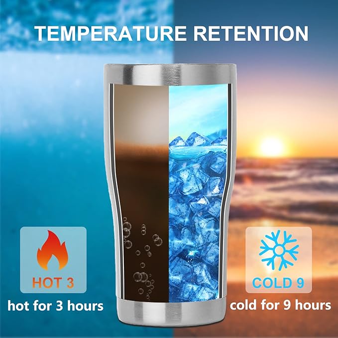 DOMICARE 20oz Tumbler with Lid Stainless Steel Tumblers Bulk, Double Wall Vacuum Insulated Coffee Travel Mug, 4 Pack Stainless Steel