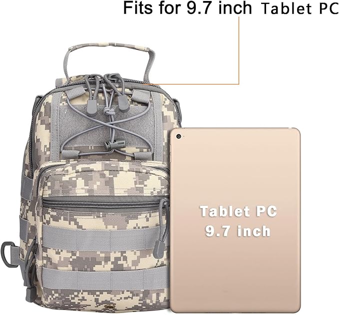 G4Free Outdoor Tactical Bag Backpack, Military Sport Bag Pack Sling Shoulder Backpack Tactical Bag for Every Day Carry